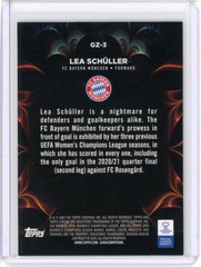 2023-24 TOPPS CHROME WOMEN&rsquo;S UEFA CHAMPIONS LEAGUE GOLAZO LEA SCHULLER #3