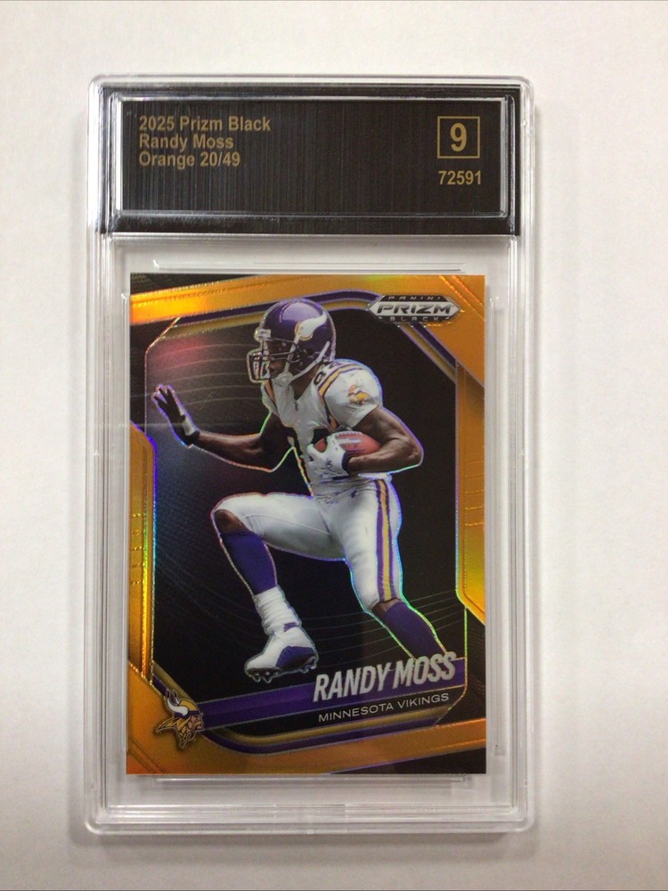 2025 Prizm Black Randy Moss Orange 20/49