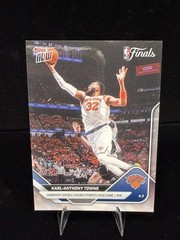 In Hand! Karl-Anthony Towns 2025-26 Topps Now NBA #327 Knicks NBA Finals