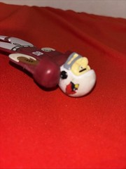 Plastic Page- Paper Clip -Trey McBride #85 Cardinals – Helmet Is Dirty.