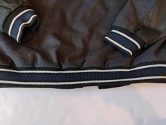 Dallas Cowboys Mens XL Harris Wool Blend Varsity Jacket – Charcoal