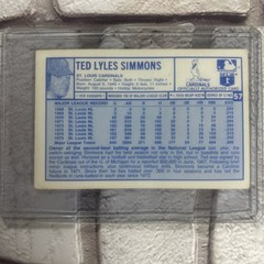 1976 Kellogg&rsquo;s 3-D Super Stars Ted Simmons #57 St Louis Cardinals HOF