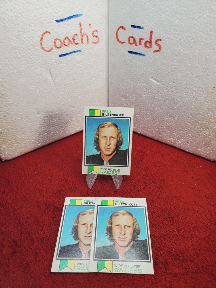 1973 Topps NFL Fred Biletnikoff #320 Oakland Raiders HOF