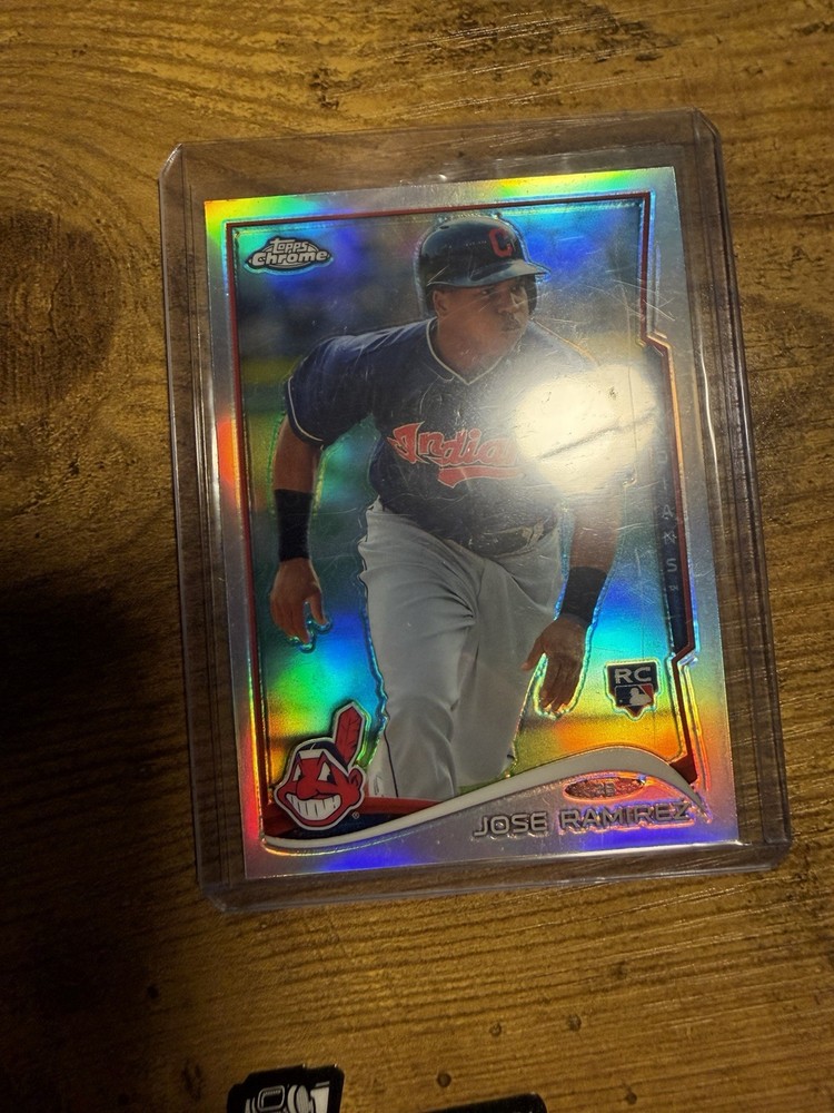 2014 Topps Chrome Jose Ramirez #45 Refractor RC Rookie Card Guardians