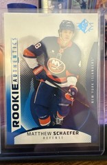 2025-26 Sp – Rookie Authentics Matthew Schaefer #111 Blue (RC)