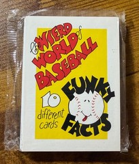 1976 Funky Facts ⚾ The Wierd (sic) World of Baseball ⚾ Unopened Cello Pack ⚾