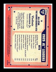 Vladimir Guerrero Jr. 2026 Topps Series 2 1991 Topps All-Stars #91AS-37