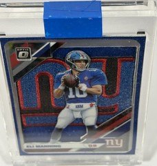 Eli Manning Custom novelty art Handmade New York Giants Patch CARD