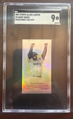 SGC 9 Mint 2007 Allen & Ginter eTopps Barry Bonds Milestone Card Giants