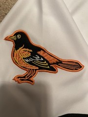 Cal Ripken Jr Baltimore #8 Jersey Men’s XL 2001 Orioles Home White Retro