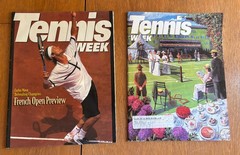 TENNIS WEEK Magazine 1999 – SIX issues Venus Serena Williams Hingis McEnroe Moya