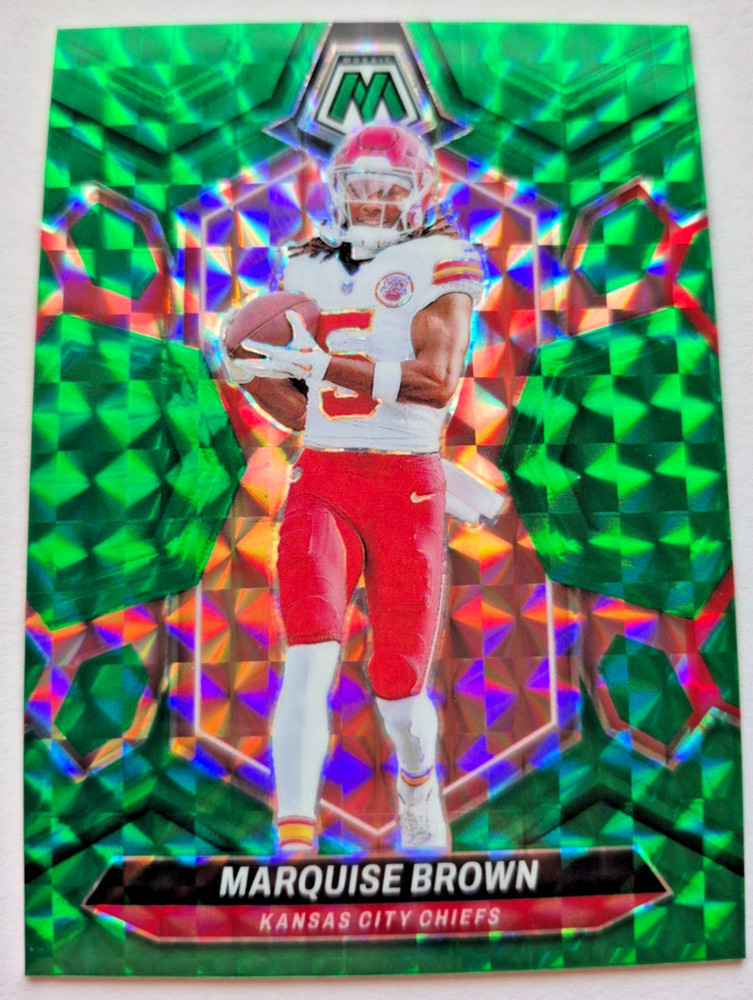 Marquise Brown 2024 Mosaic Green Prizm