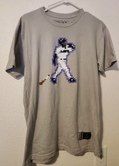 Baseballism Ken Griffey Jr T-Shirt Men&rsquo;s Large 2-Sided 8-Bit Seattle Mariners