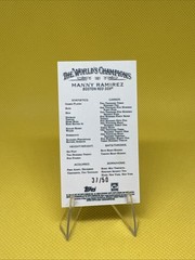 2022 Topps Allen & Ginter Chrome – Manny Ramirez #181 Mini Gold Refractor 37/50