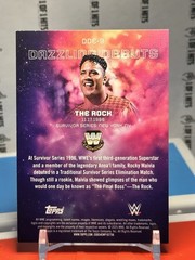 2025 Topps Universe WWE Dazzling Debuts The Rock #DDE-9