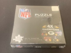 Green Bay Packers NFL Wincraft 20 1/4&Prime; Diameter 500 Piece Circular Puzzle NEW!