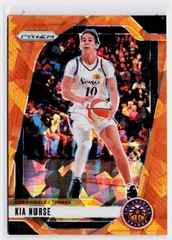 2024 Panini Prizm WNBA #129 Kia Nurse Ice Orange Prizms