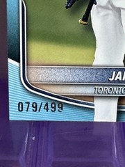 2025 Bowman Draft Chrome Jake Cook Light Blue /499 1st Bowman Blue Jays