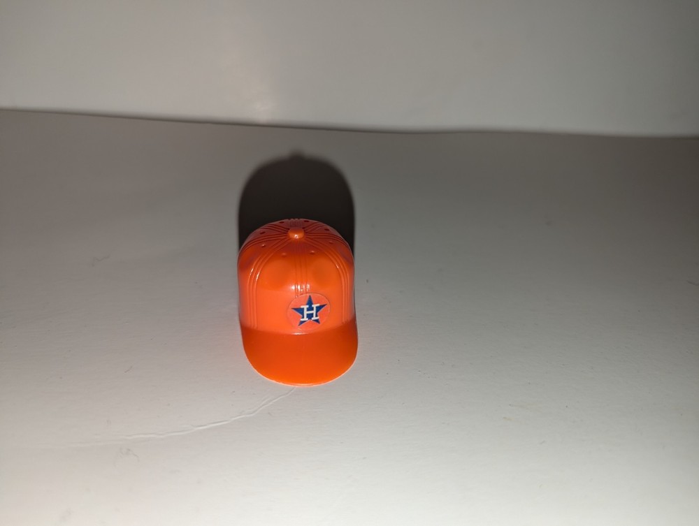 Vtg Houston Astros Baseball Plastic Gumball Machine Mini/Micro 3/4&Prime; Tall Hat/Cap