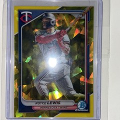 2024 Bowman Chrome Sapphire Yellow Refractor #2 Royce Lewis /75