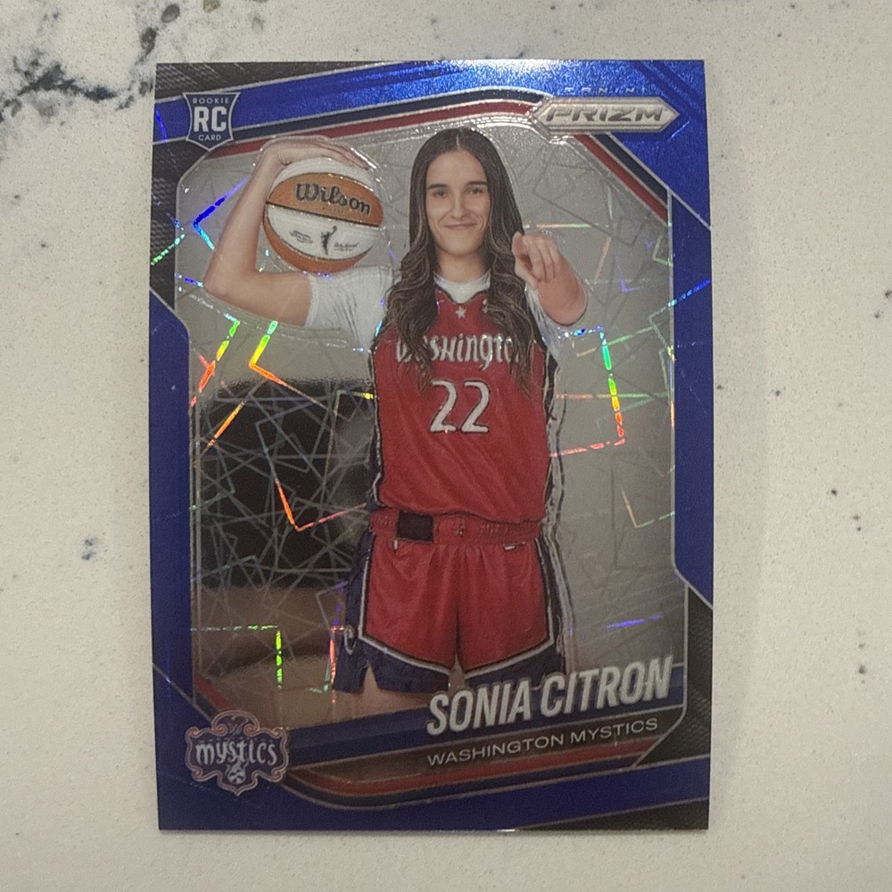 2025i Prizm WNBA – Rookie Variation Sonia Citron #148 Blue Velocity Prizm (RC)