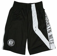 Zipway NBA Youth (8-20) Brooklyn Nets Chaz Athletic Basketball Shorts, Black