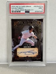 2024 Wild Card 5 Card Draw 1/1 Gavin Turley Auto Black/Gold PSA 9 – Oregon State