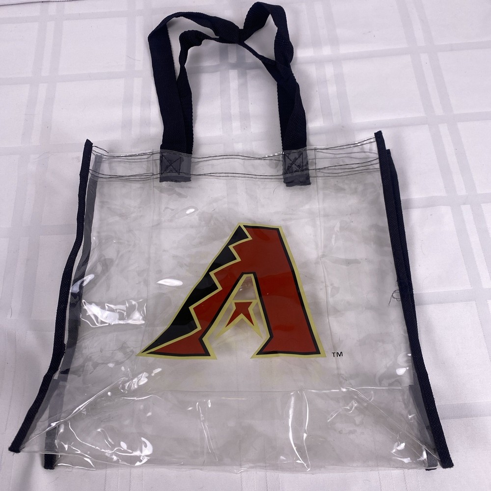 Arizona Diamondbacks Clear Stadium Tote. 12x12x6