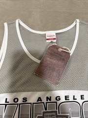 Mitchell and Ness Los Angeles Kings Nhl Hockey Tank Top Jersey black white gray