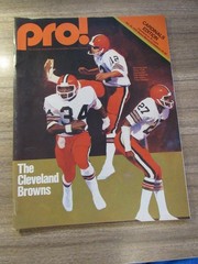 1979 St Louis Cardinals vs. Cleveland Browns Program Greg Pruitt Thom Darden