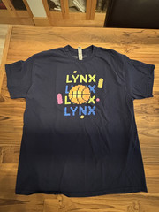 Minnesota Lynx LEGO T-Shirt * WNBA 2025 * Adult XL * RARE * NEW * Heavy Cotton