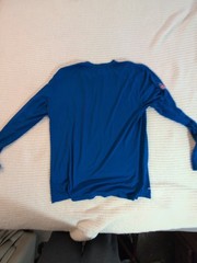 NIKE NFL Los Angeles Rams Dri-FIT Long Sleeve Shirt Blue/Yellow Size Men&rsquo;s L