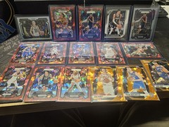 Prizm Lot Red Cracked Ice/Orange Cracked Ice (Caitlin Clark, Victor Wembanyama..