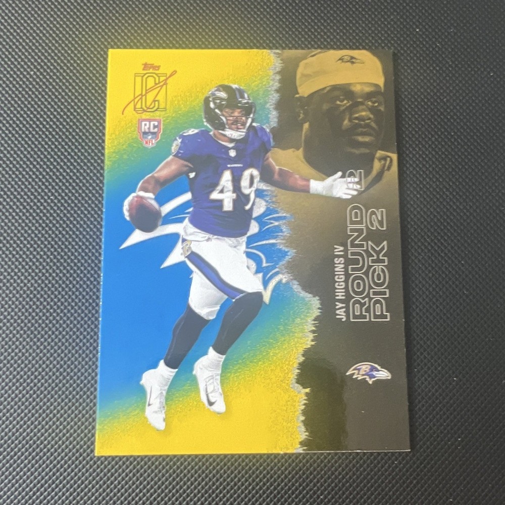 Topps 2025 Signature Class Rookies Jay Higgins Ravens Rookie #191 NFL Card