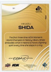 2026 Upper Deck AEW SP Signature Edition Red 13/99 Hikaru Shida #31 18df
