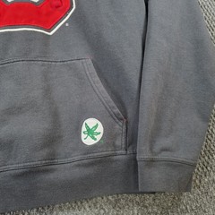 Varsity Apparel Ohio State Buckeyes Hoodie Men&rsquo;s XXL Red Gray Sweatshirt NCAA