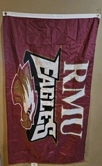 Robert Morris University Eagles RMU Logo Full Size Flag logo Chicago 3ft x 5ft
