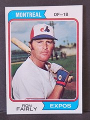 1974 Topps # 146 Ron Fairly Montreal Expos EX EXCELLENT
