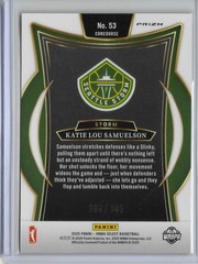 2025 Panini Select WNBA #53 Katie Lou Samuelson Red Flash Prizms #/349