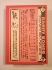 BARRY BONDS 2 CARD LOT W/ 1986 TOPPS TRADED 11T, THE ROOKIES #11 PIRATES