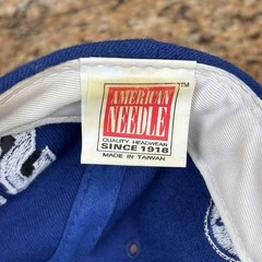 VTG 90s Two Tone 100% Wool Dallas Cowboys SnapBack Hat American Needle Block