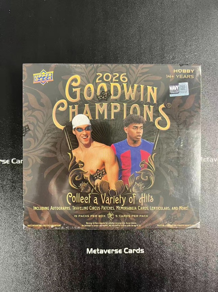 2026 Upper Deck Goodwin Champions Factory Sealed Hobby Box Free Shipping