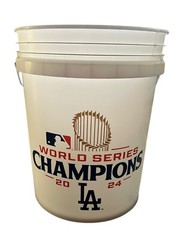 Authentic Wincraft Los Angeles Dodgers World Series 2024 5 Gal. Leaktite Bucket