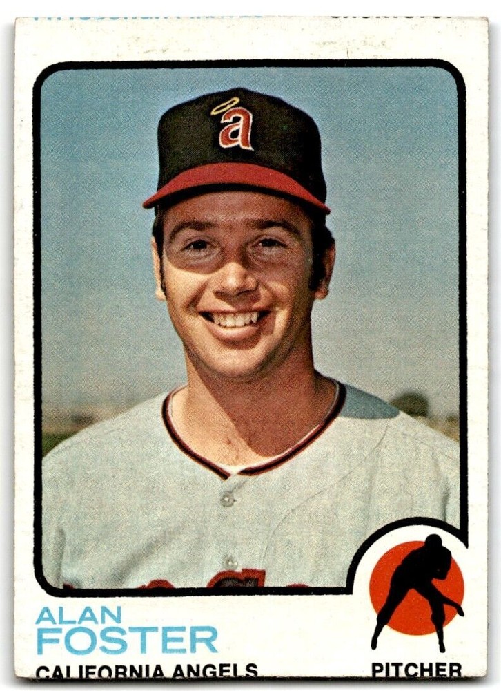 1973 Topps Alan Foster p California Angels #543