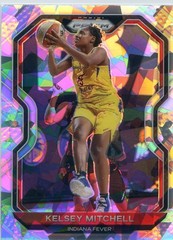 2021 Panini WNBA Prizm KELSEY MITCHELL #12 SILVER ICE PRIZM FEVER