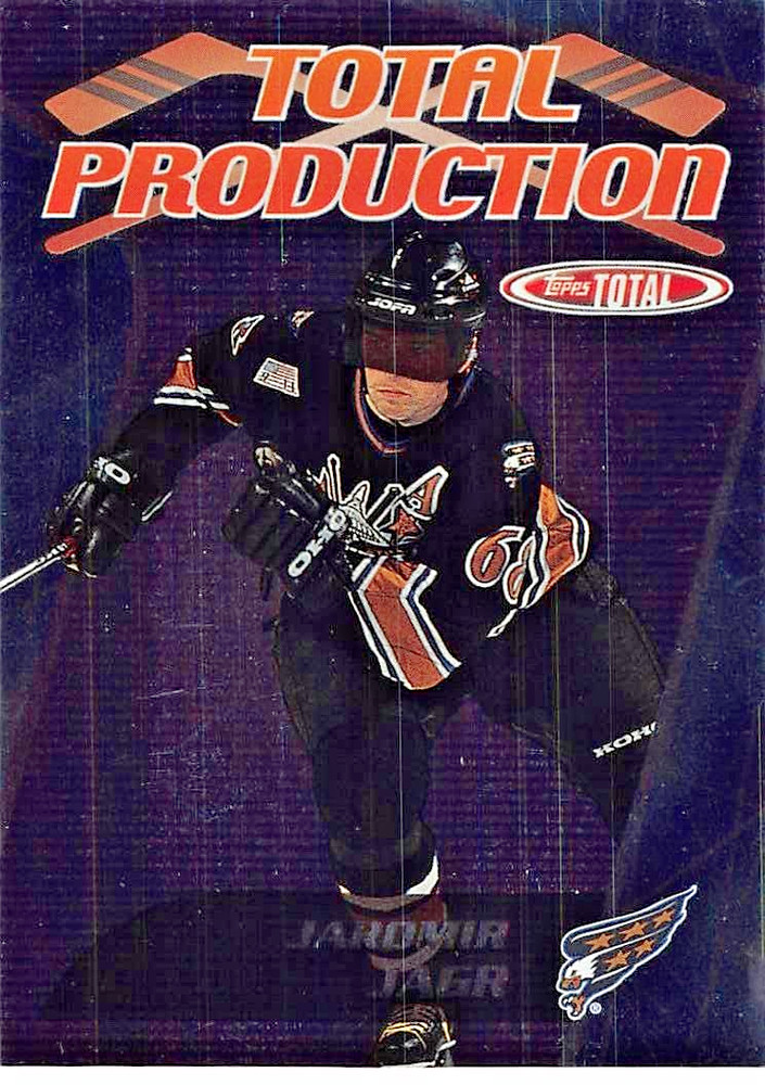 2002-03 Topps Total Production Jaromir Jagr #TP15 NM/MT WASHINGTON CAPITALS