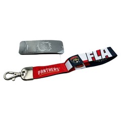 NHL Florida Panthers Wrist Lanyard Key Chain Holder Red Navy White Official NHL