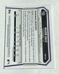 2026 Bowman Chrome Wilder Dalis 1st Bowman Laser Refractor #BCP-150 Rockies
