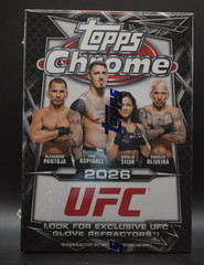 New 2026 TOPPS CHROME UFC FACTORY SEALED BLASTER BOX Sealed QTY Avail