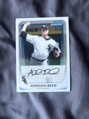 2011 Bowman Chrome Prospects Autograph Addison Reed #BCP95 Auto White Sox